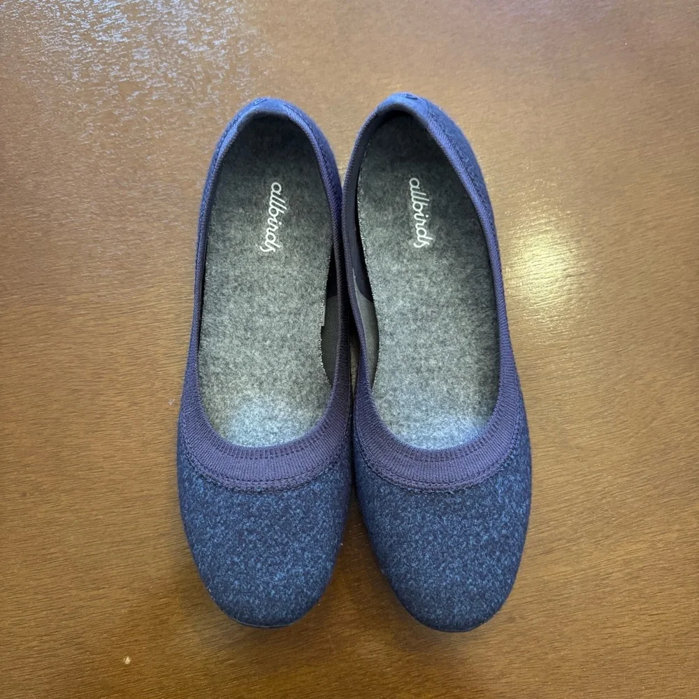 Allbirds Womens Tree Breezers Ballet Round Toe Flats Casual Comfort Size 7.5